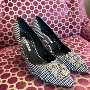Swarovski crystals High heels MANOLO BLAHNIK